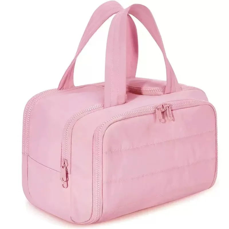 

Large Capaci Portable Lightweight Makeup Bag Women's Travel Miscellaneous Storage Bag Handheld Organizer Cosmetic Pouch Wash Bag