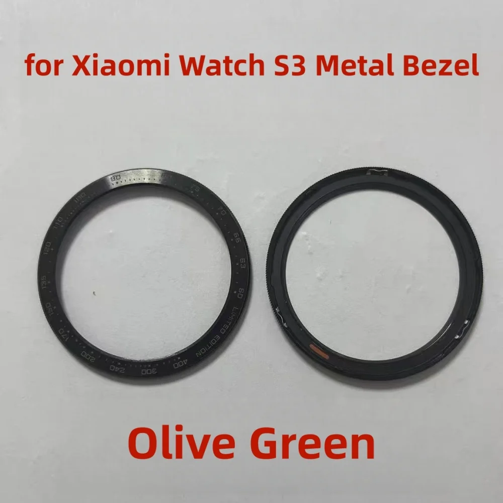 Bezel Watch for Xiaomi Watch S3 Bezel Metal Stainless Steel Bezel Case Rotating Bezel Protective Case Bezel Replacement Parts