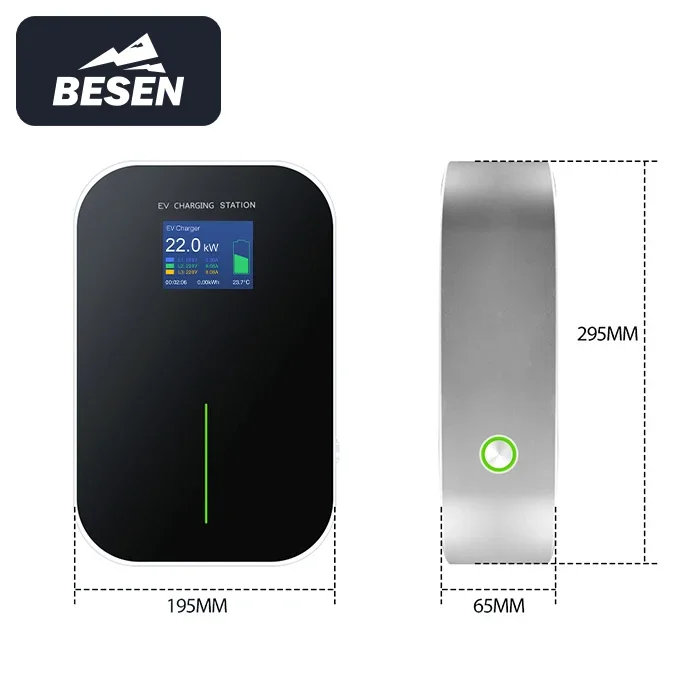 Mode 3 22KW 3 Phase EV Charger Level 2 Electric Car Charging Station