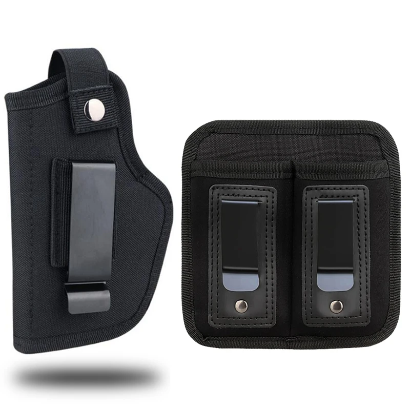 Tactical Pistol Gun Holster with Mag Pouch fits Subcompact to Large Handguns For S&W M&P Sig Sauer P226 P320 P99 Ruger