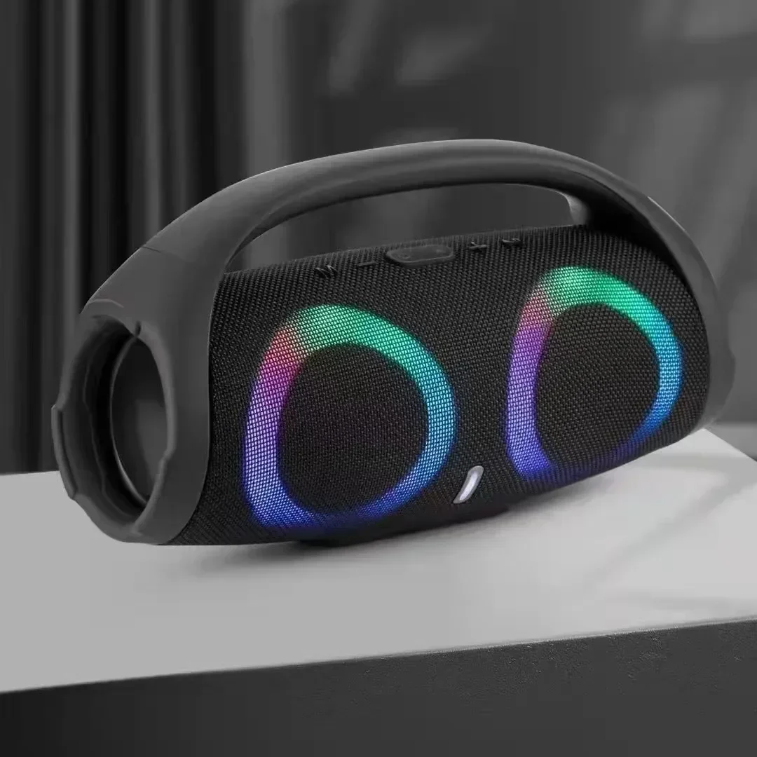 360 стерео объемная звуковая коробка, портативные колонки RGB, Bluetooth колонка с ярким звуком, яркая Bluetooth-колонка, водонепроницаемая аудиосистема 100 Вт