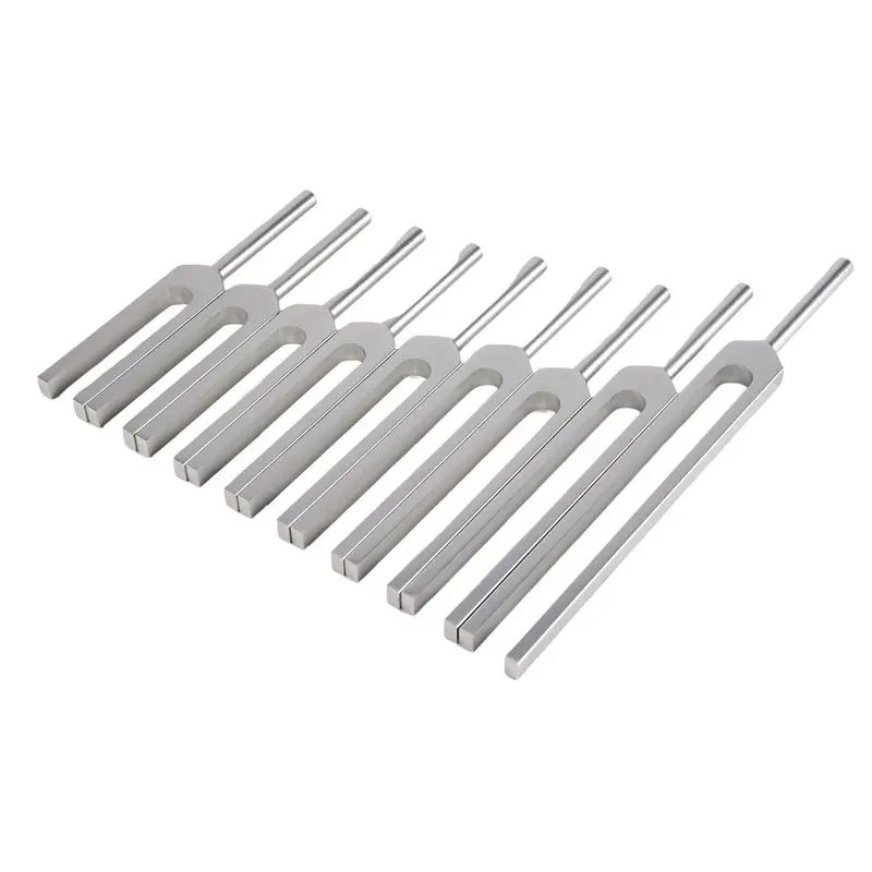 AA90-Tuning Fork Set - 9 Tuning Forks For Healing Chakra,Sound Therapy,Keep Body,Mind And Spirit In Perfect Harmony
