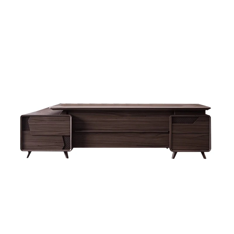 

New Chinese-style desk, North American black walnut desk, light luxury high-end office furniture