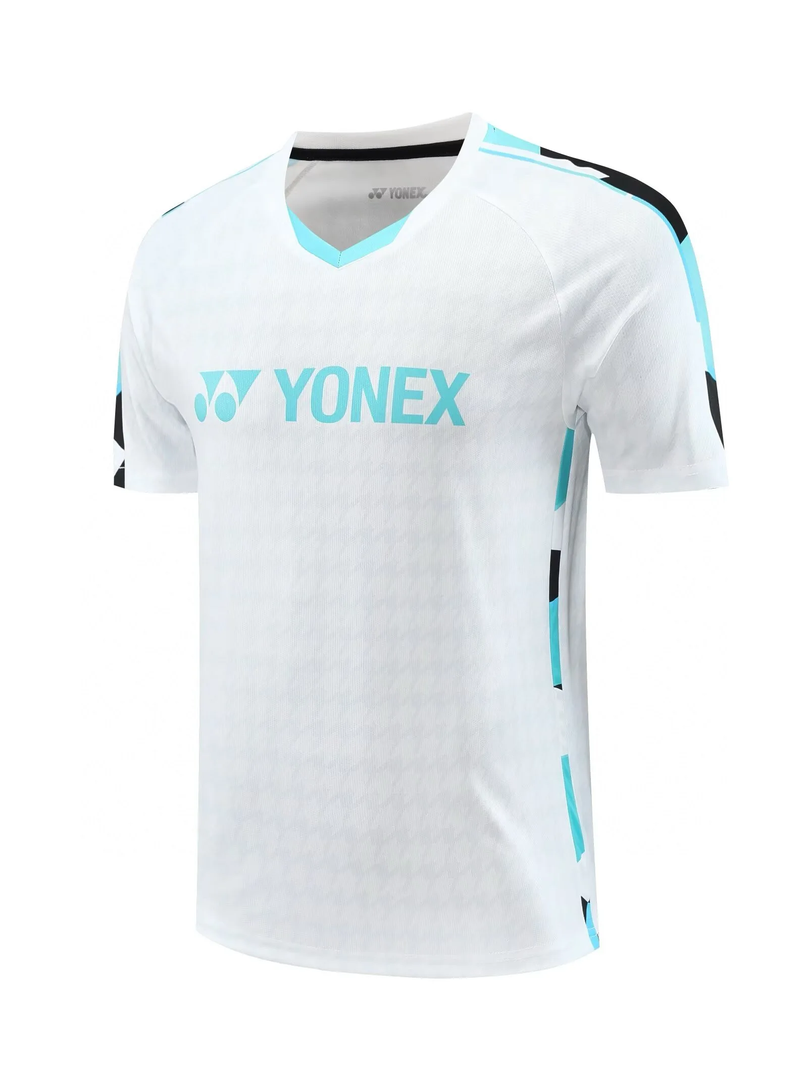 YONEX 2024 جديد بدلة كرة الريشة تنس التجفيف السريع تي شيرت قصير الأكمام امتصاص العرق إزالة الروائح الكريهة تنفس