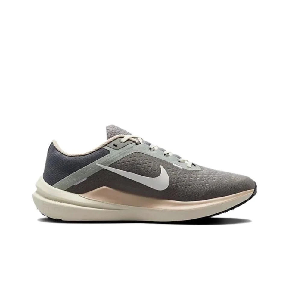 Original Nike Zoom Winflo 10 Grey Black White color Unisex Men and Women Running Casual Breathable Shoes FN7499-029