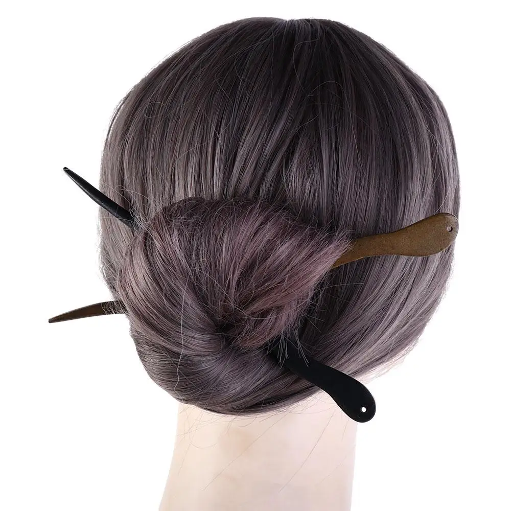 

Simple Classic For Women Hanfu For Girl Disk Hair Wooden Hair Stick Hairpin Chinese Style Hair Fork Hair Accessories