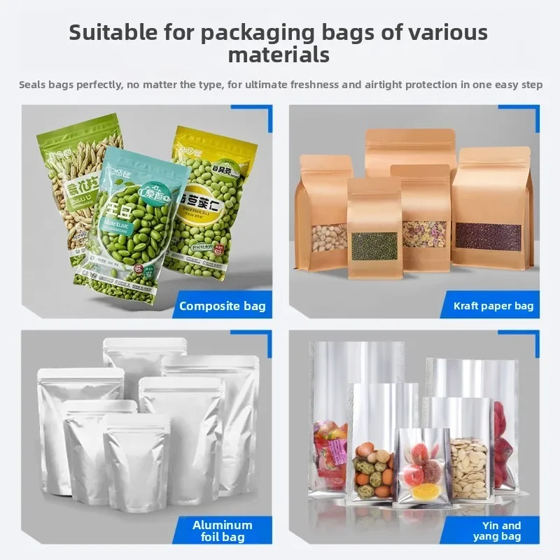 Commercial vertical automatic continuous sealing machine plastic film moon cake tea bag snack bag packaging food liquid
