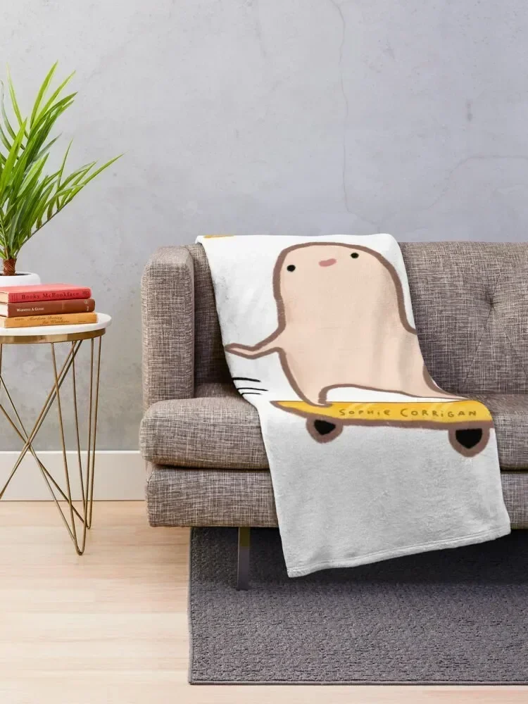 Honest Blob - Zoom! Throw Blanket sofa bed Furry Bed linens Blankets