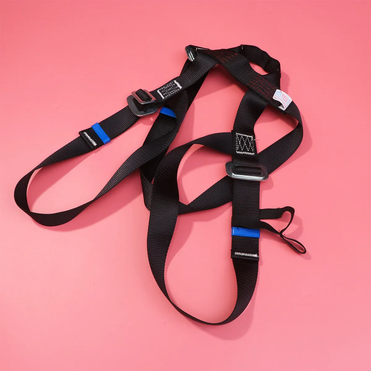 

Outdoor Polyester Climbing Safety Harness Waist Protective Strap Black for Mountaineering Tree Climbing Fire Rescue High Load