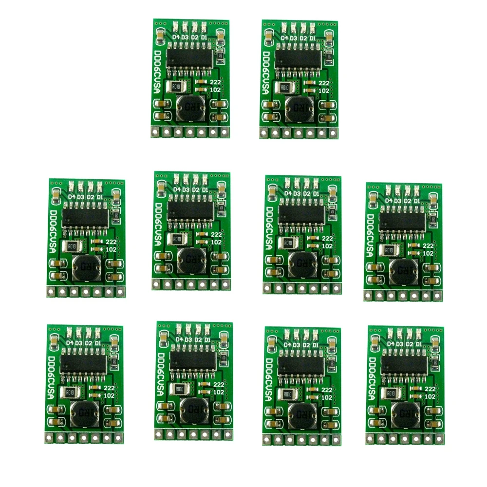 

10PCS 4 in 1 2.1A 4.2V Charge Discharger DC-DC Boost Converter 3.7V to 5V Mobile Power Diy Power Supply Module