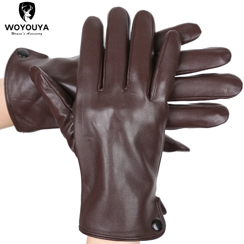 New products Winter gloves for men sheepskin Men\'s gloves keep warm men\'s winter gloves high-end men\'s leather gloves-8011Y