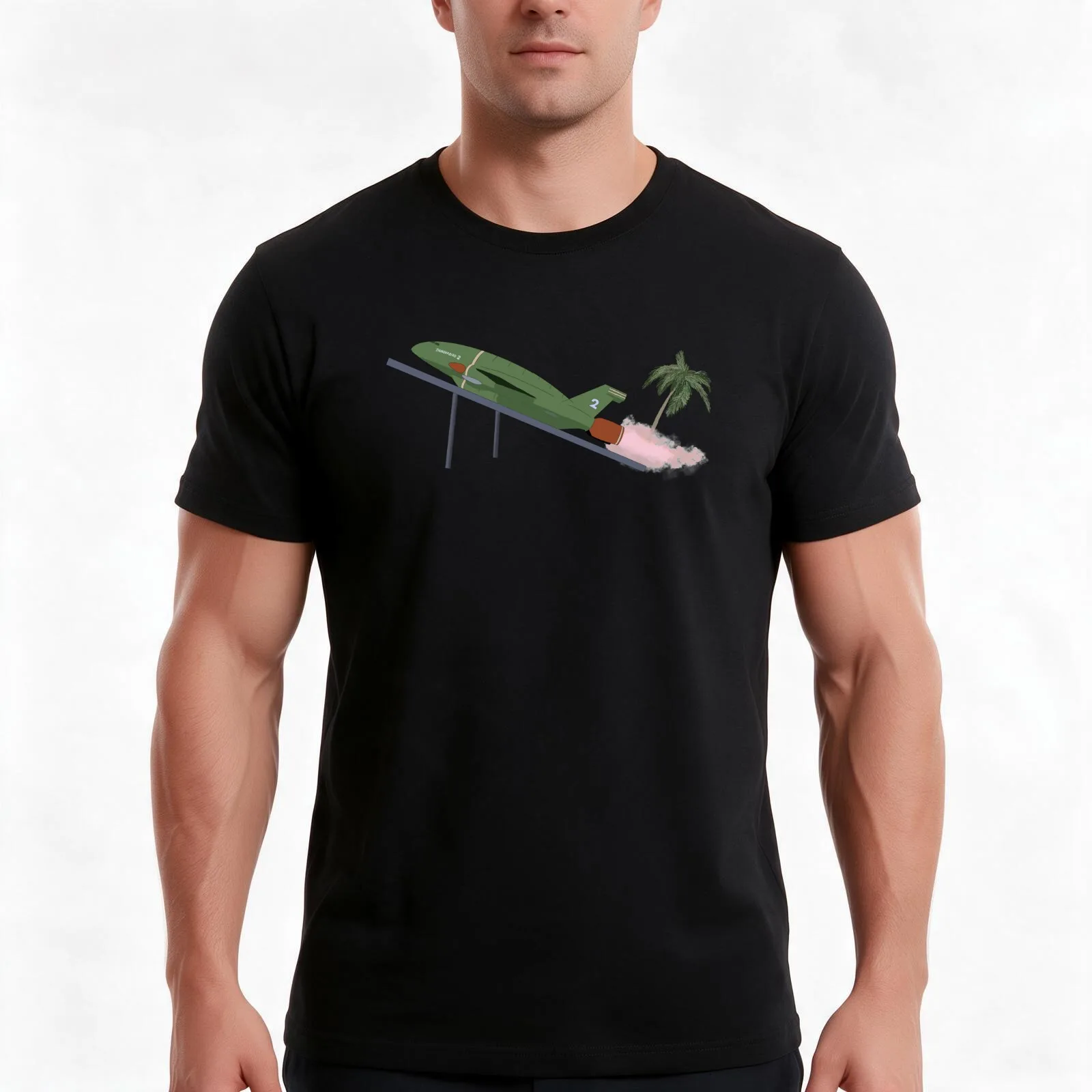 Thunderbird 2 Launch Men T Shirt t shirts for man graphic tees