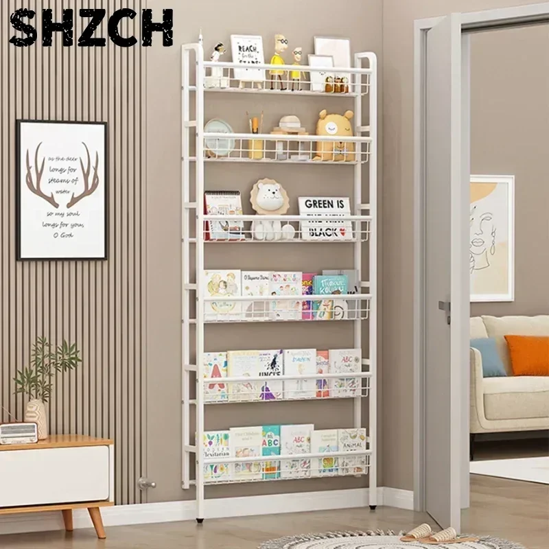Over The Door Storage Rack Multi Layer Bathroom Load bearing Wal Hanging Shelf Kitchen Condiment Cabinet Door Rear