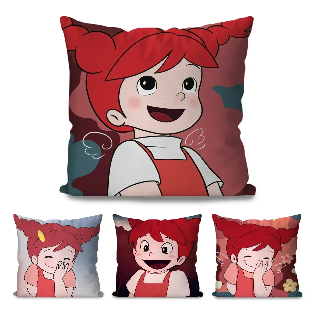 

Mimi Animation P-Panda K-kopanda Pillow Case Square Pillow Bedroom Sofa Leisure Comfort CushionLiving Room Home Decoration 40X40