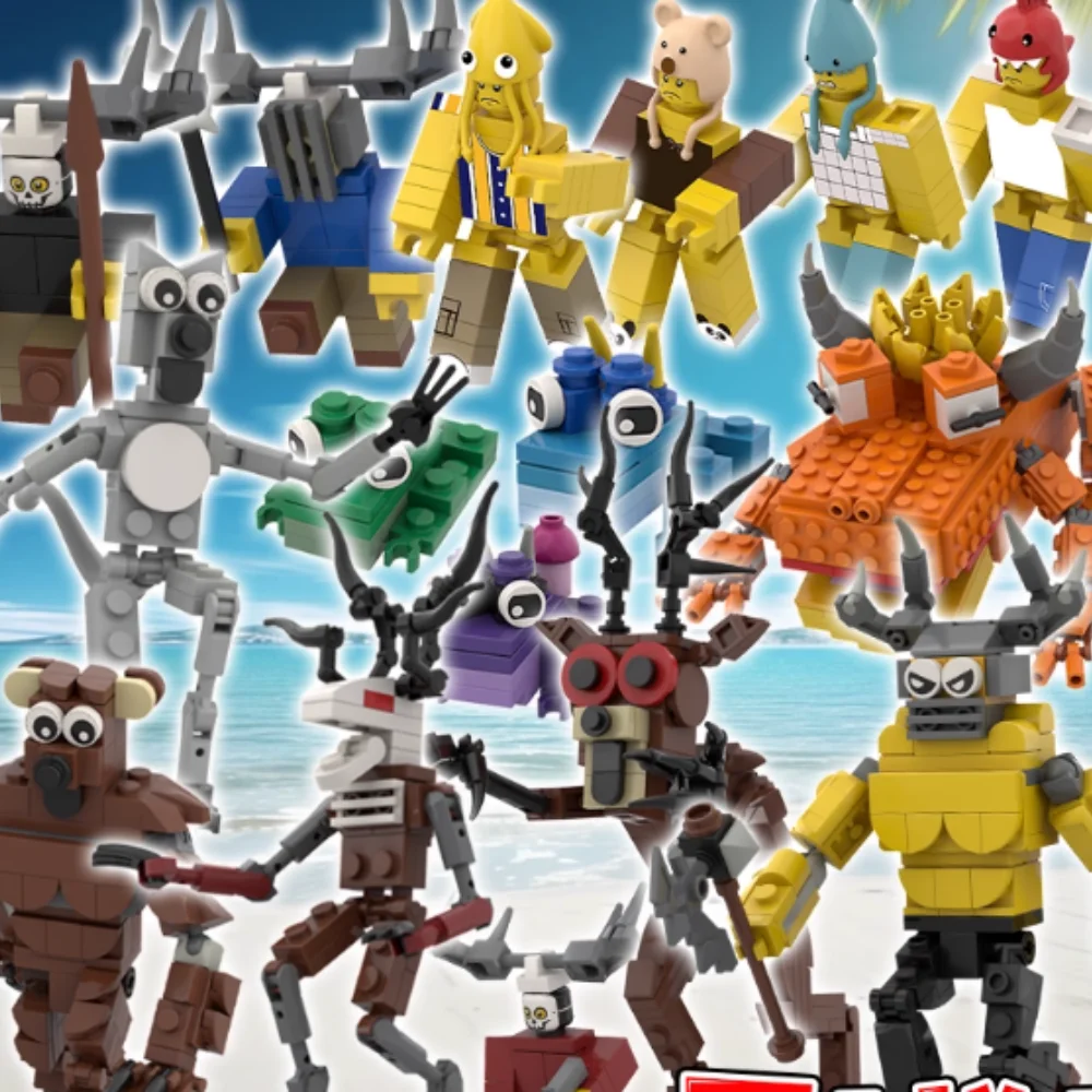 

99 Nights in The Forest Blocks Toys Horror Deer Brick Figure 99 Nights in The Forest Building Blocks for Kids Construction Toy