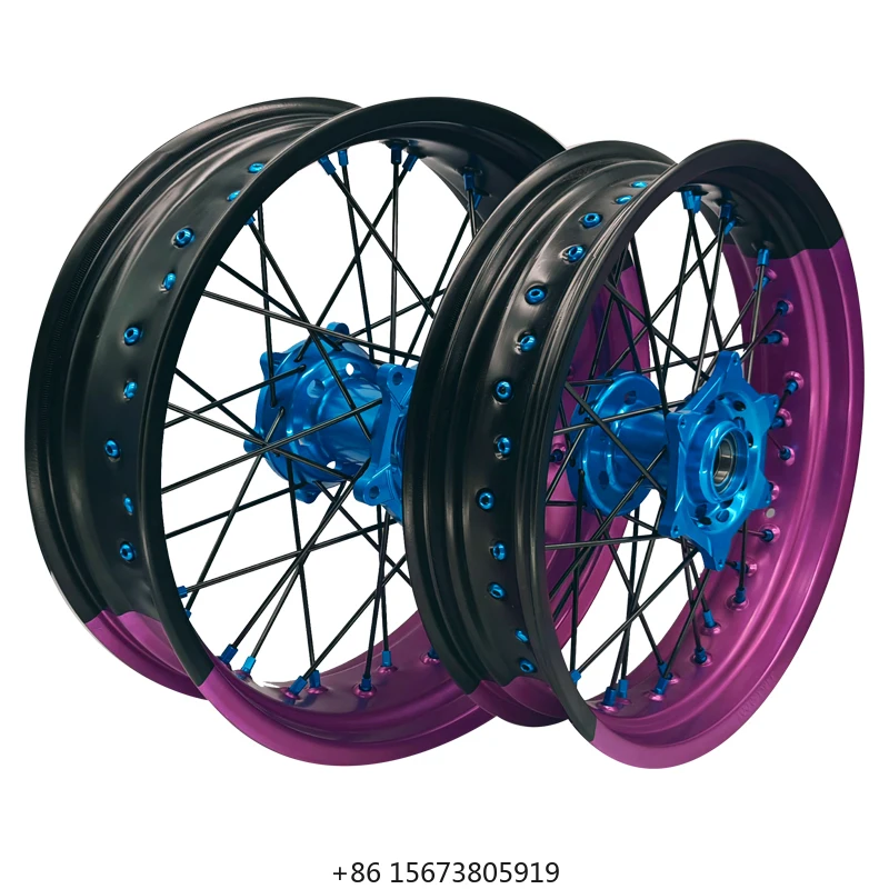 

High Quality 17'' Supermoto Wheel Sets for 125-530 EXC SXF