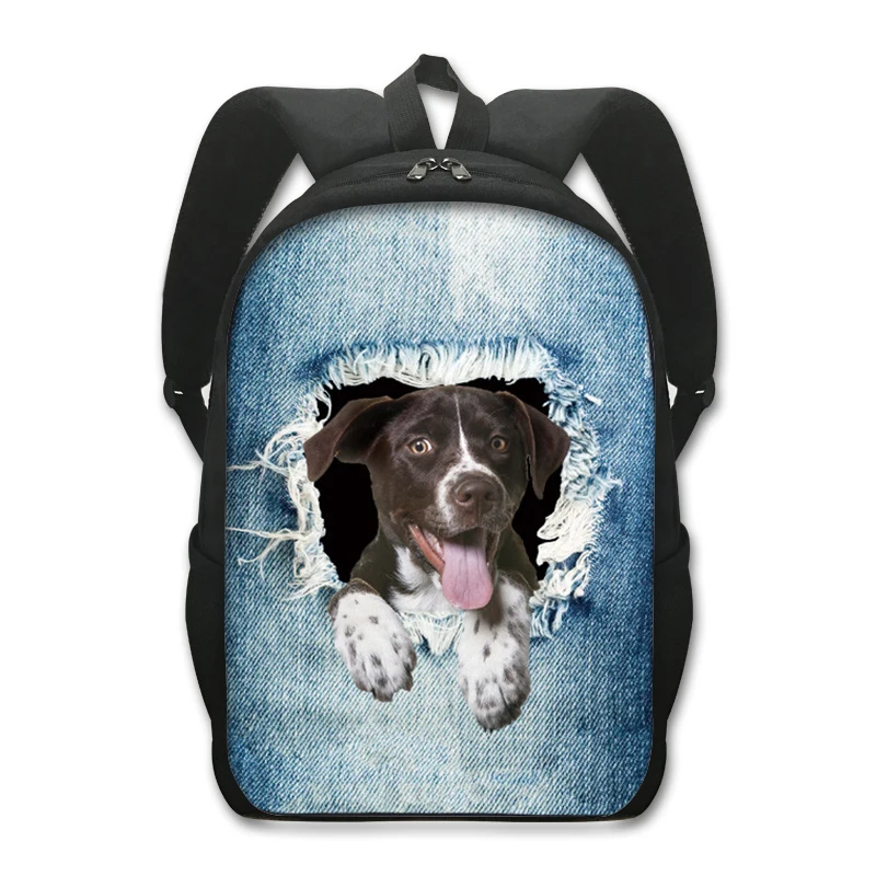 Kawaii Pet in Mochila de Bolso, Mochila Akita Dog Husky para Crianças, Mochilas escolares para Adolescentes Meninos e Meninas, Mochila Infantil