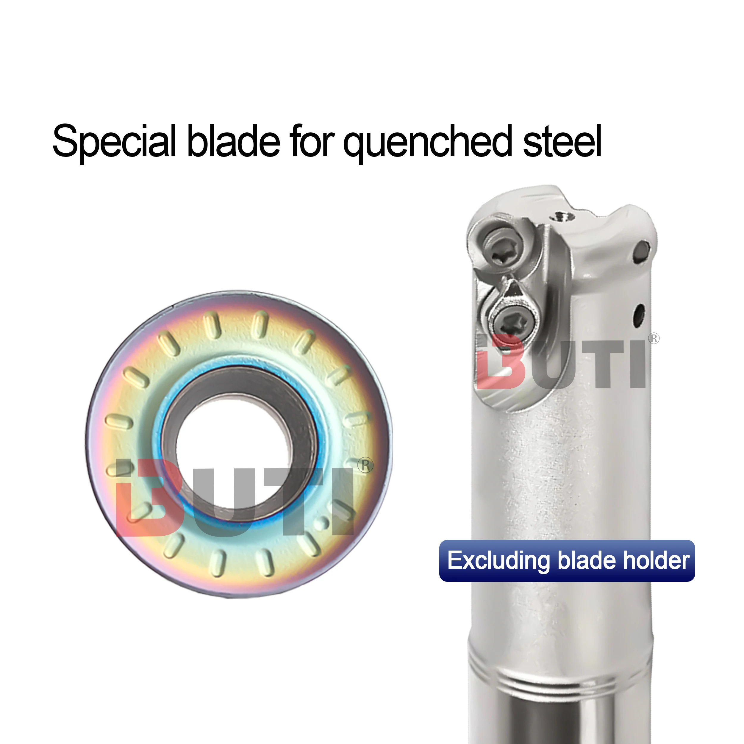 Sisipan Penggilingan Melingkar Warna-warni RPMT08T2MOE-JS RPMW1003MO-TT Pisau Karbida Pusat Mesin CNC untuk Pengolahan Baja yang Dihaluskan