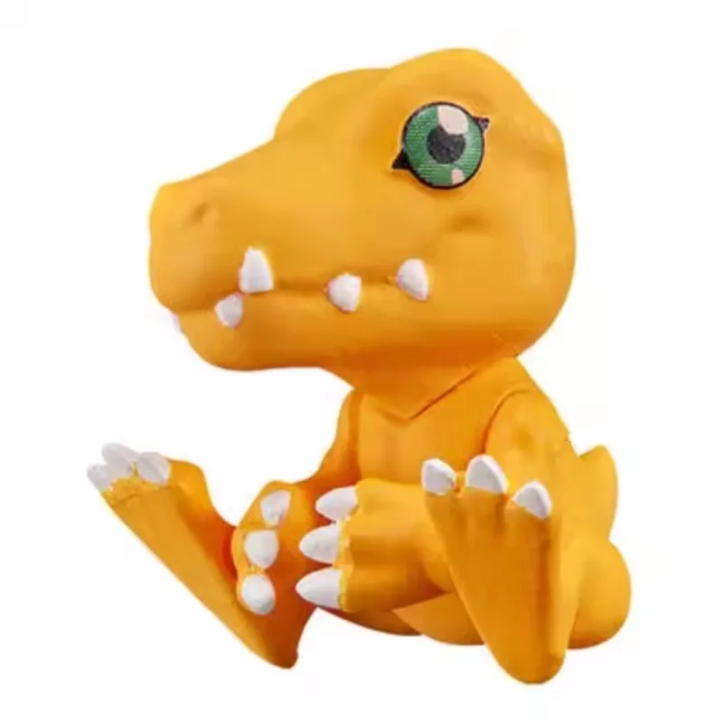 BANDAI Gashapon Digimon Adventure Agumon Gomamon Palmon Data Cable USB Line OrnamentsChildhood Memories Figure Model Toys