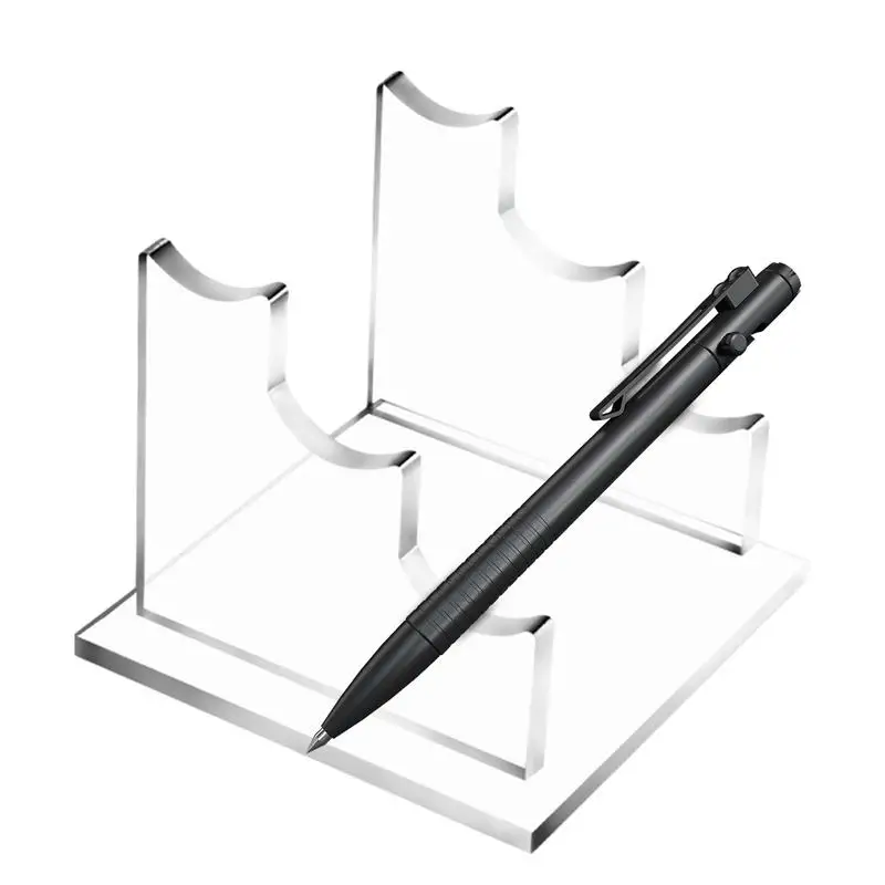 Clear Desk Acrylic Pen Holder Clear Acrylic Support Pen Holder Acrylic Pen Display Stand Clear Pen Rack Eyebrow Pen Support