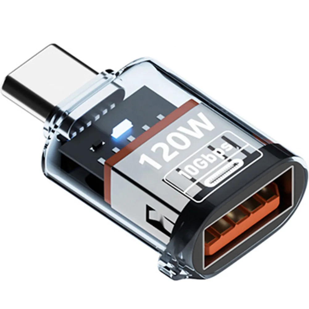 Type C Male to USB A Female Charger Converter with Efficient Data Transmission Speed and Enhanced Power Output