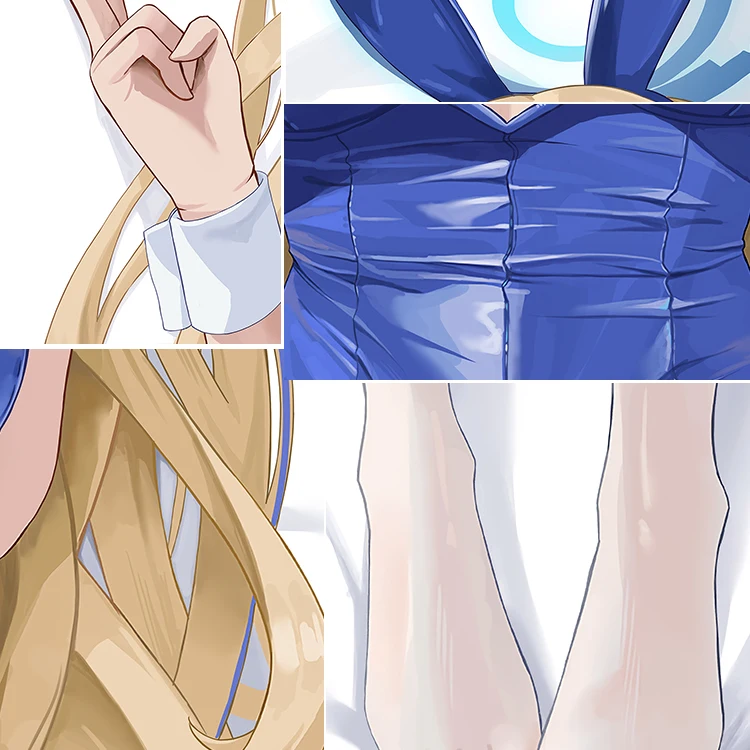 Asuma Toki Dakimakura الأزرق الأرشيف كيس وسادة المعانقة مثير غطاء الوسادة كامل الجسم أوتاكو المخدة فراش منزلي ديكور هدية #1