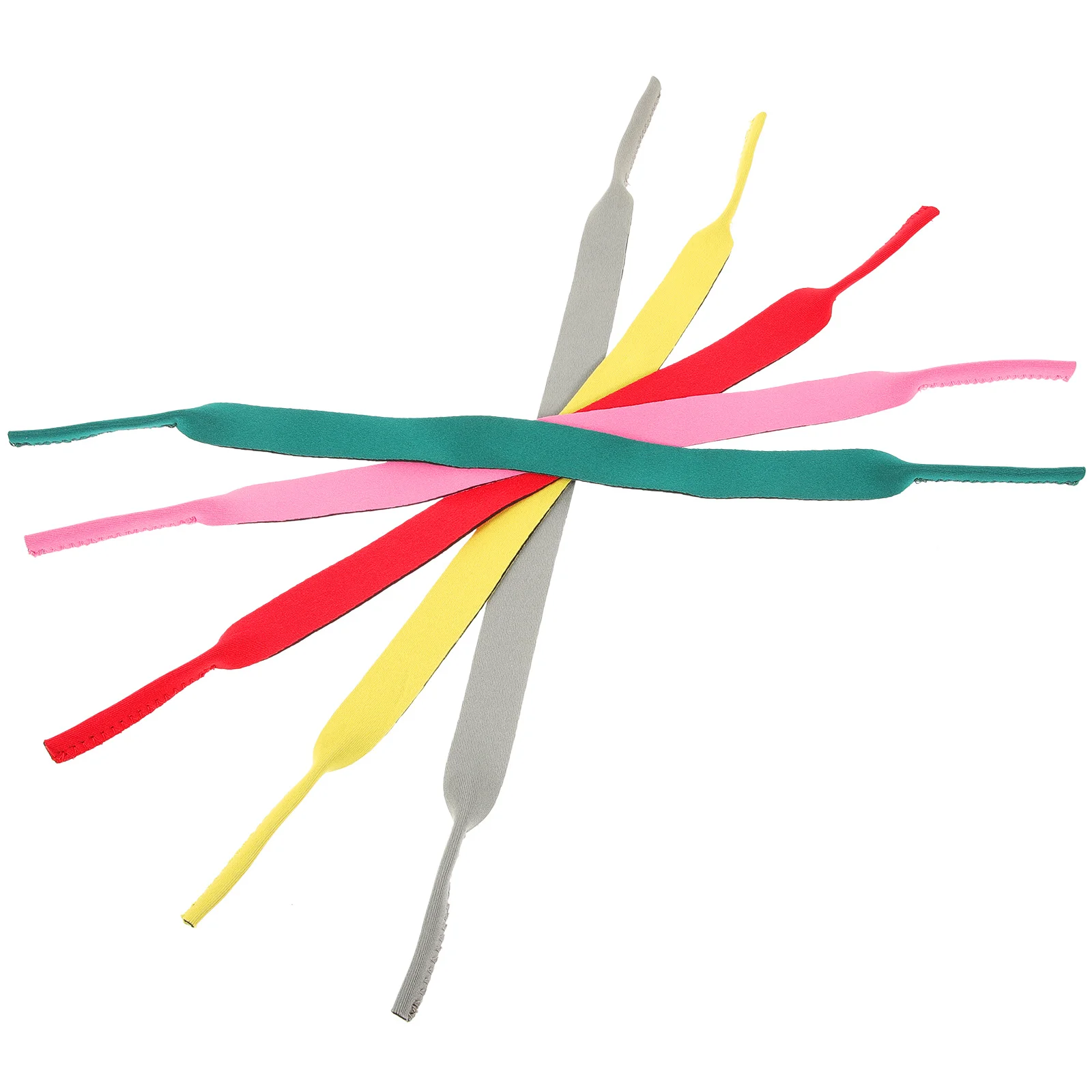 5 шт., ремешок для спортивных очков, неопреновый эластичный регулируемый ремешок для очков, противоскользящий плавающий фиксатор для солнцезащитных очков, держатель для очков