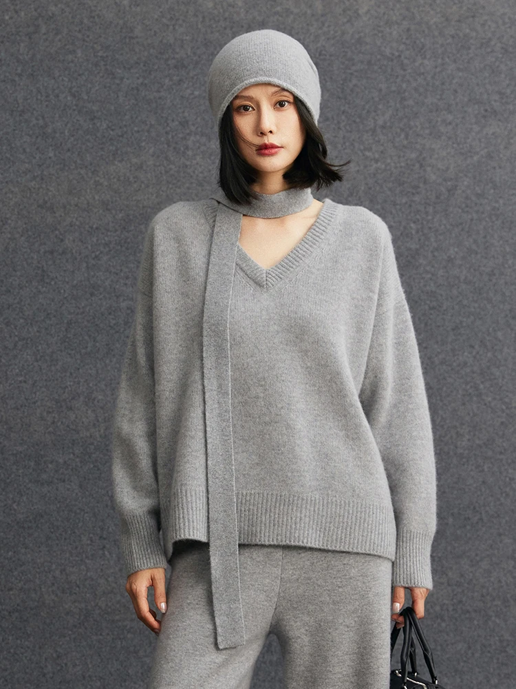 Pullover basic con scollo a V - Quality Winter Clothing recensione e prezzo