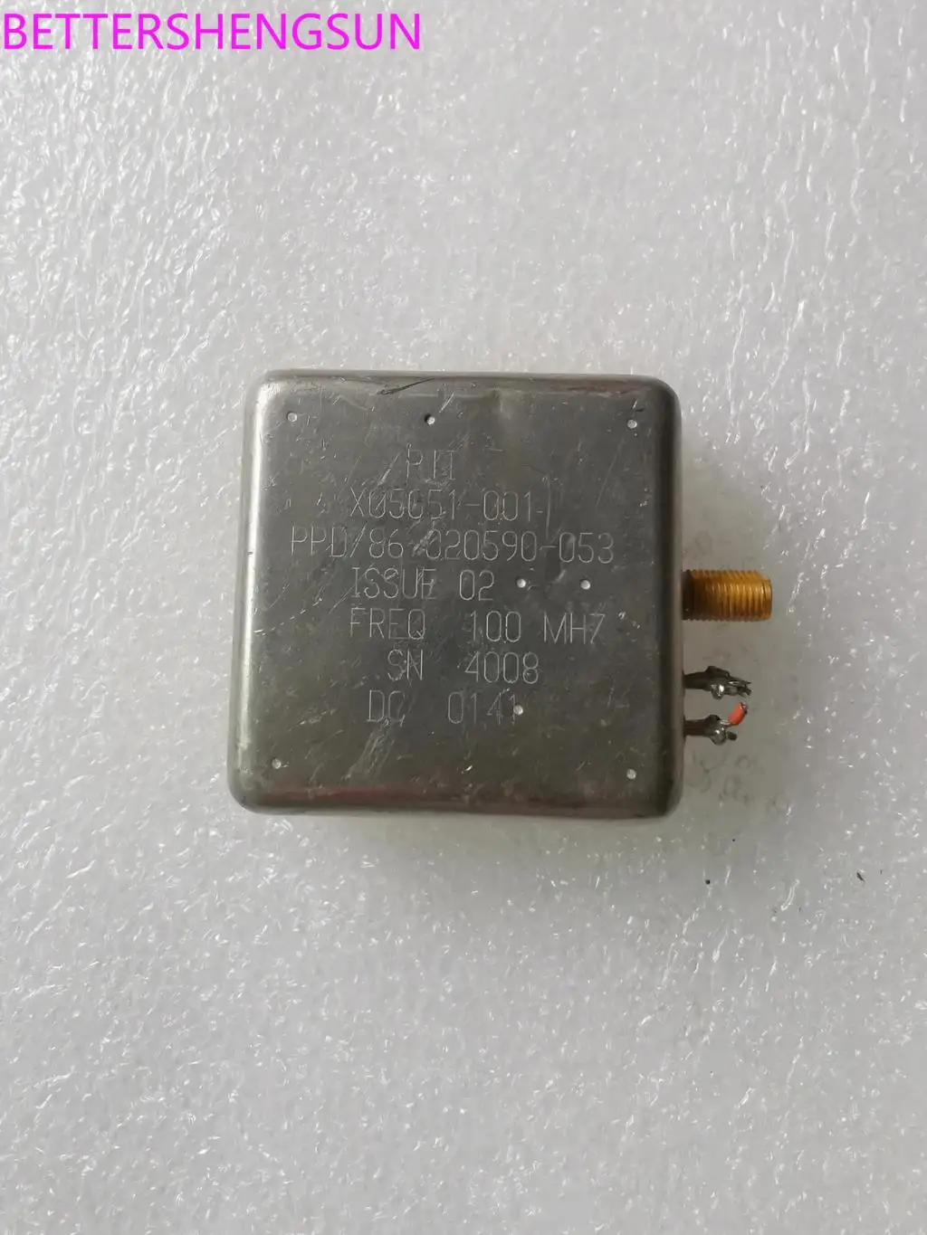 PTI XO5051-001 100MHZ constant temperature crystal oscillator 12VDC