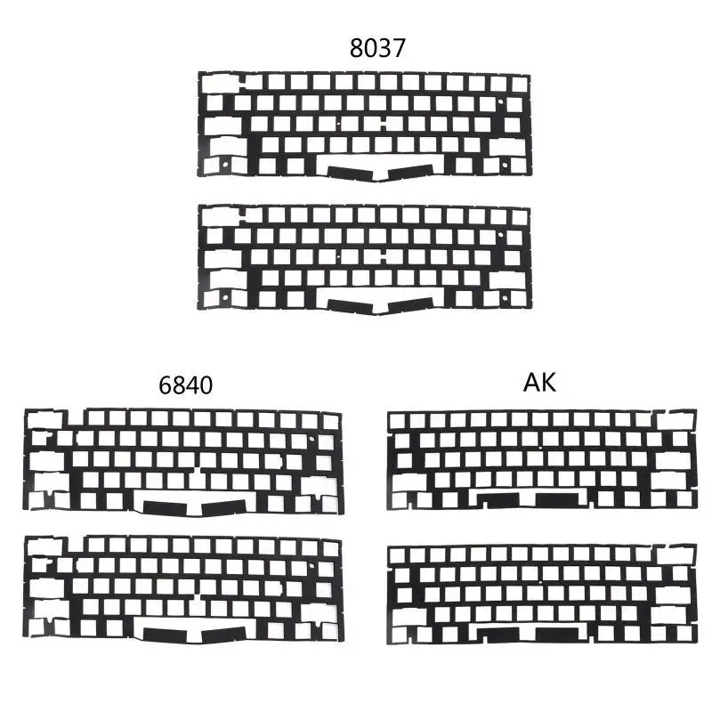 652F Mute Foam Pad Switch Sound Dampeners Sheet Soft Landing Pads Sponge for Mechanical Keyboard 61 Layout