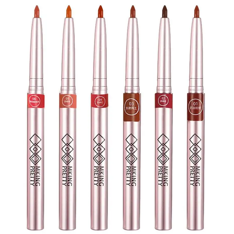 New Lip Liner Pencil Matte Nude Contour Lipliner Pencil rossetto Waterproof Long Lasting Lipstick Pen cosmetici colorati per labbra