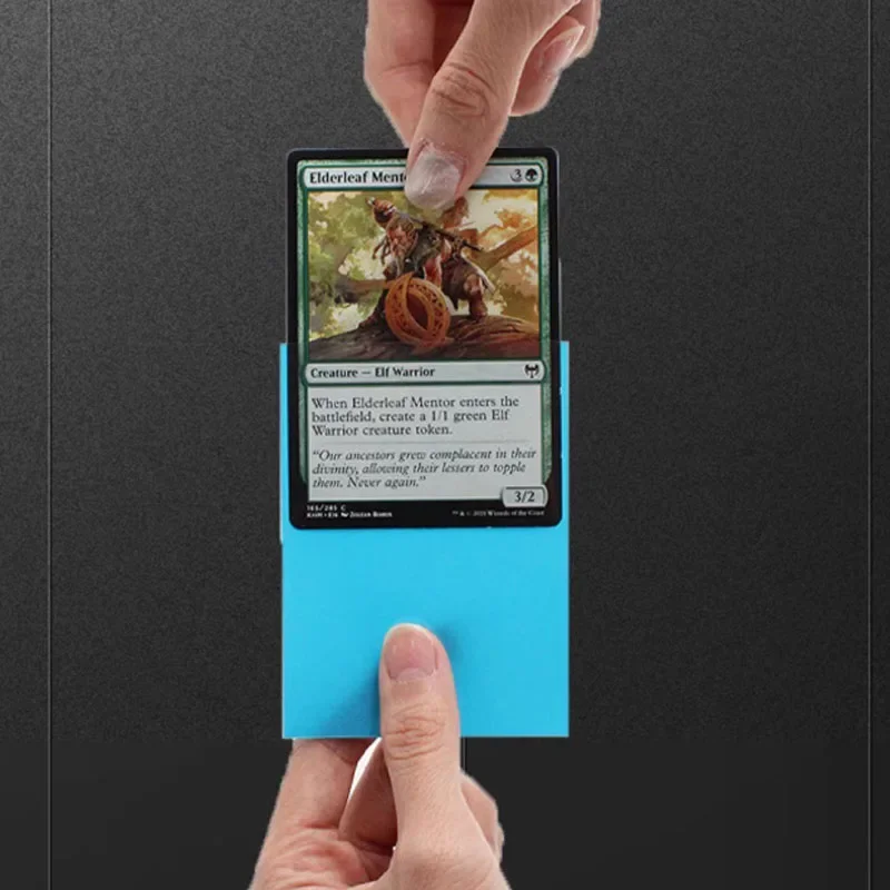 100pcs/set Color Frosted Card Holder 66x91mm Matte Card Sleeves Protector Game Cards Thickness 0.2mm