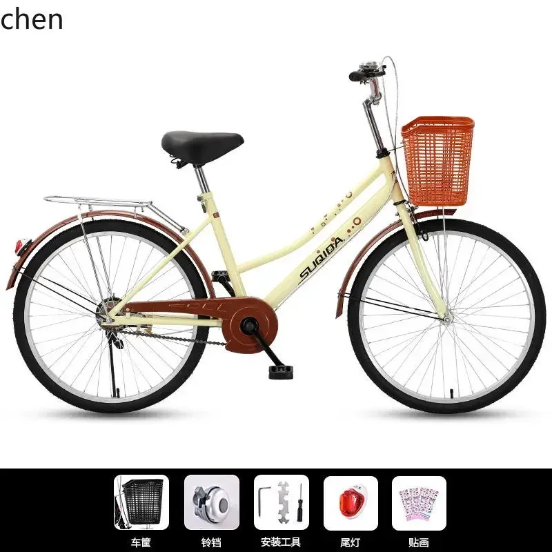 ZML Lightweight Bicycle for Women Commuting to Work 24inch 26inch Adult