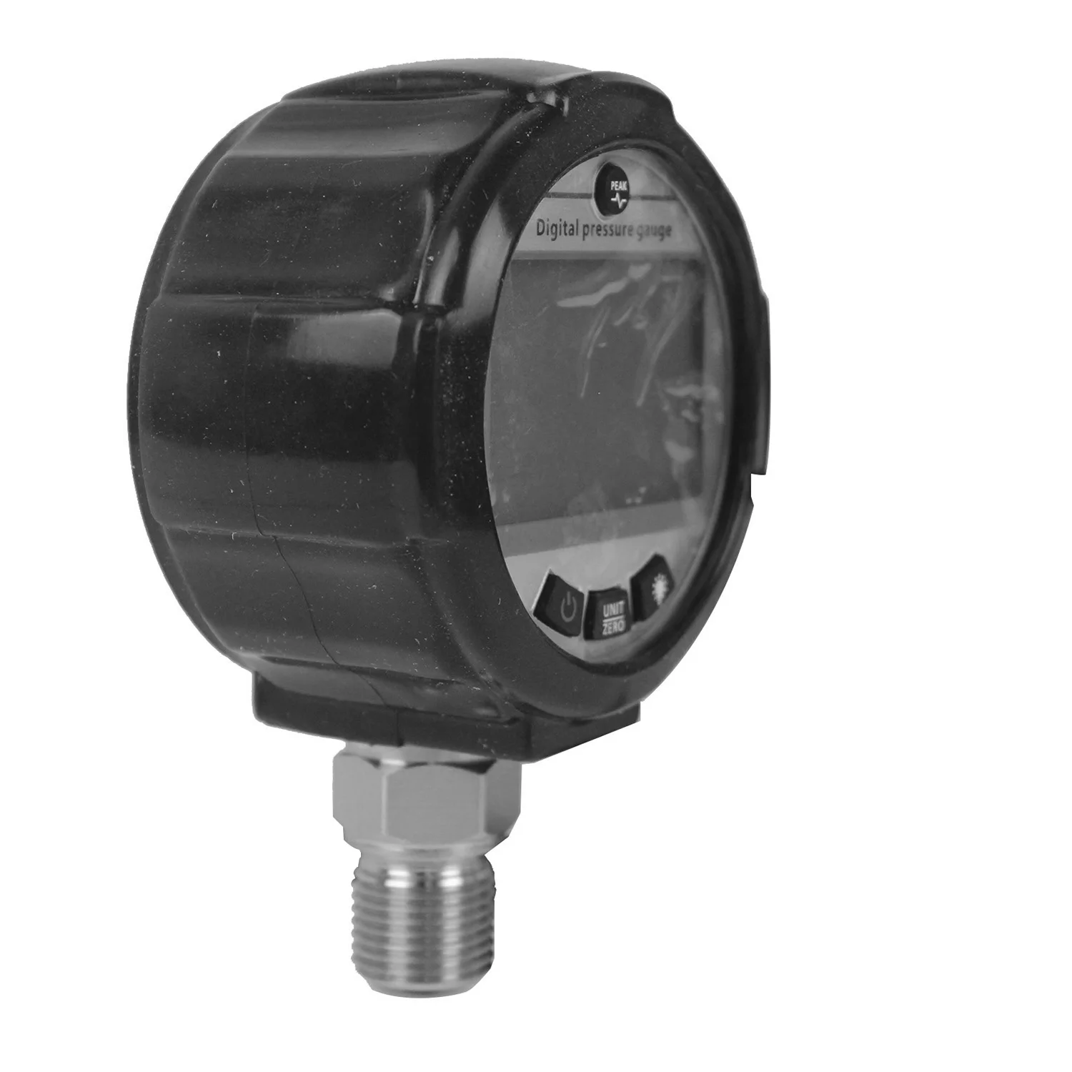 Digital Pressure Gauge 80MPA 12000PSI 4.5V LCD Display Stainless Steel IP65 High Accuracy 0.4FS Fast Response