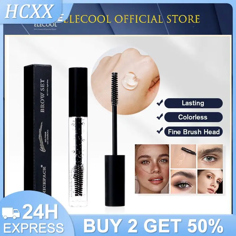 3D Brows Makeup Liquid Styling Brows Kit Transparent Long-Lasting Eyebrow Setting Gel  With 3D Brush Waterproof Eyebrow Liquid