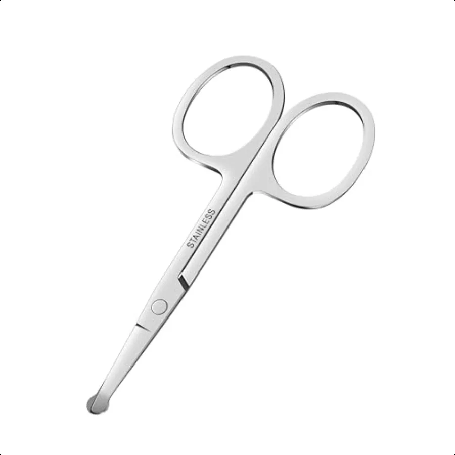 

24Pack Nose Hair Grooming Scissors Sharp Stainl Steel Manicure Cuticle Scissors with Round tip Small Scissors Beauty for Men Wo