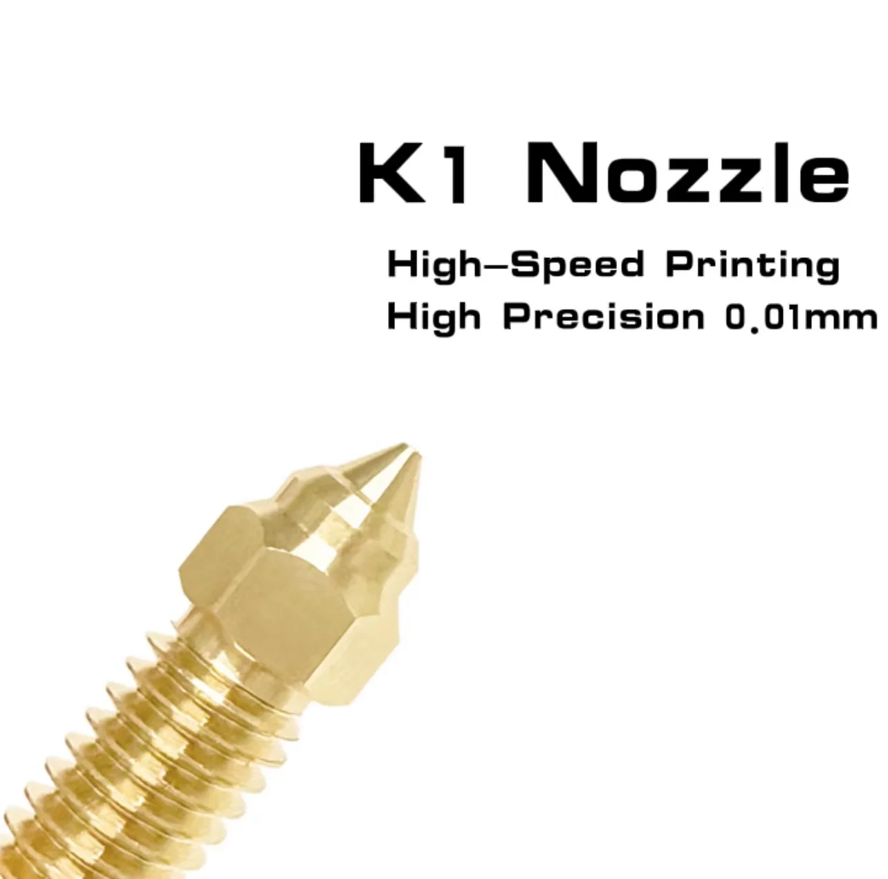 Creality K1 / K1Max Nozzles Ender-3 V3 KE to Meet Different Printing Needs, 0.2/0.4/0.6/0.8/1.0mm Nozzle K1 3D Printer Parts