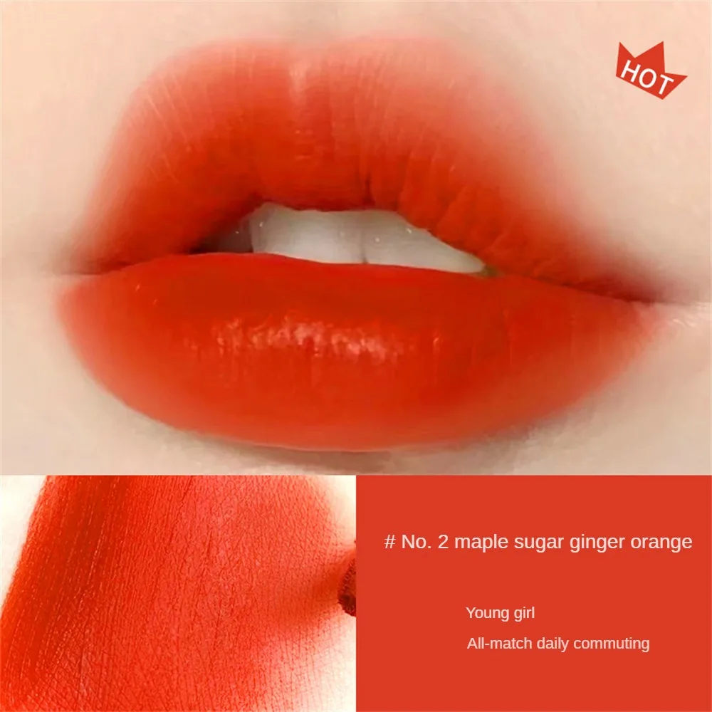 Verbeter de huidskleur Lippenstift Populaire make-up Matte lip Klei Hydraterende Heetste liptrends Matte lipgloss Weelderige lippen Opstaan