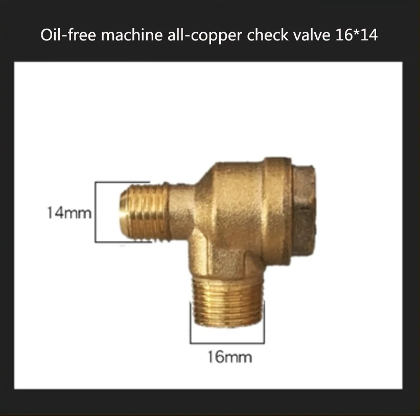 Unidirectional Check Valve Connect Pipe Fittings Check Valve Connector Tool For Air Compressor Replacement