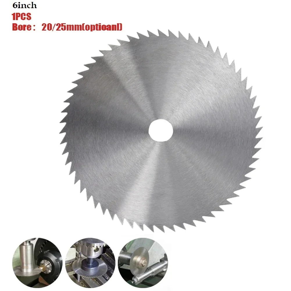 Manganese Steel Circular Saw Blade 150mm 80 Teeth Power Tool For Wood Aluminum Metal Plate Cutting Tool Home