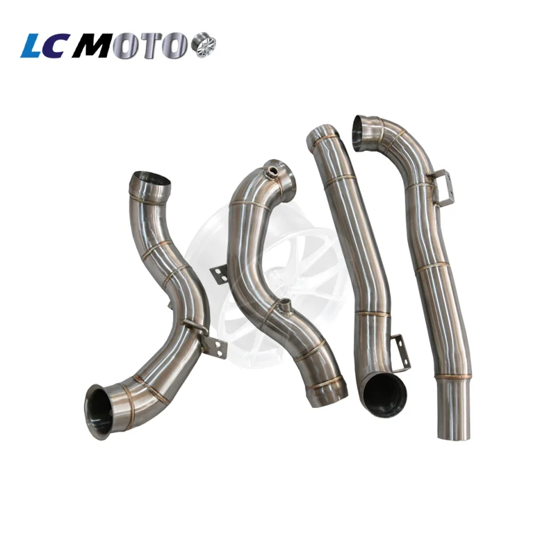 SS304 Turbo Exhaust Downpipe For Mercedes AMG GT GTC GTS GTR 2015+