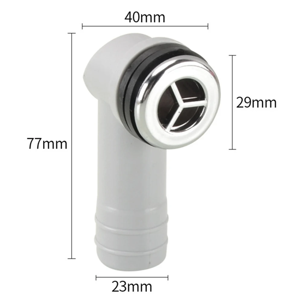 1pc Overflow Head Round Adapter Replacement Overflow Protection Adapter For 21-23MM Holes Pottery Sink For Home Kitchens Hotels