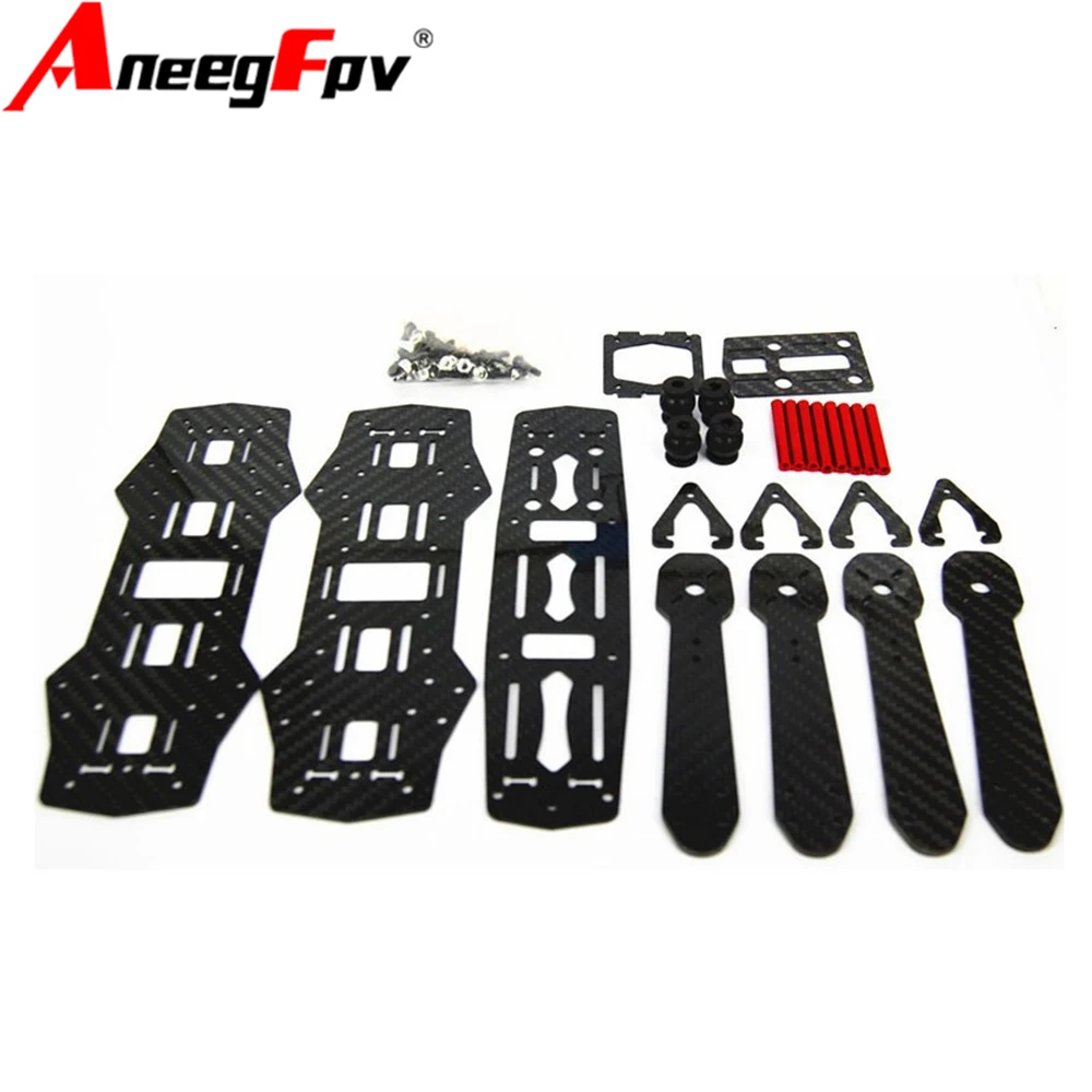 ZMR250 QAV250 FPV 드론용 3mm 또는 4mm 암이 있는 고품질 250 250mm 탄소 섬유 쿼드콥터 프레임 키트