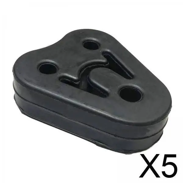 

Универсальная вешалка для выхлопной системы, резиновое крепление, черный, 3-отверстий, автомобильный кронштейн для выхлопной трубы, зажим для большинства автомобилей