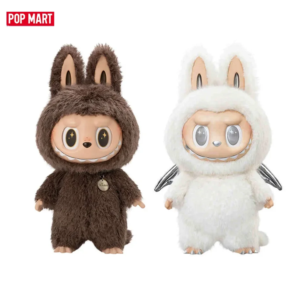 POPMART THE MONSTERS-I FOUND YOU Muñeca facial ecológica con pegamento ZIMOMO Leader, ÁNGEL EN CLUPAS