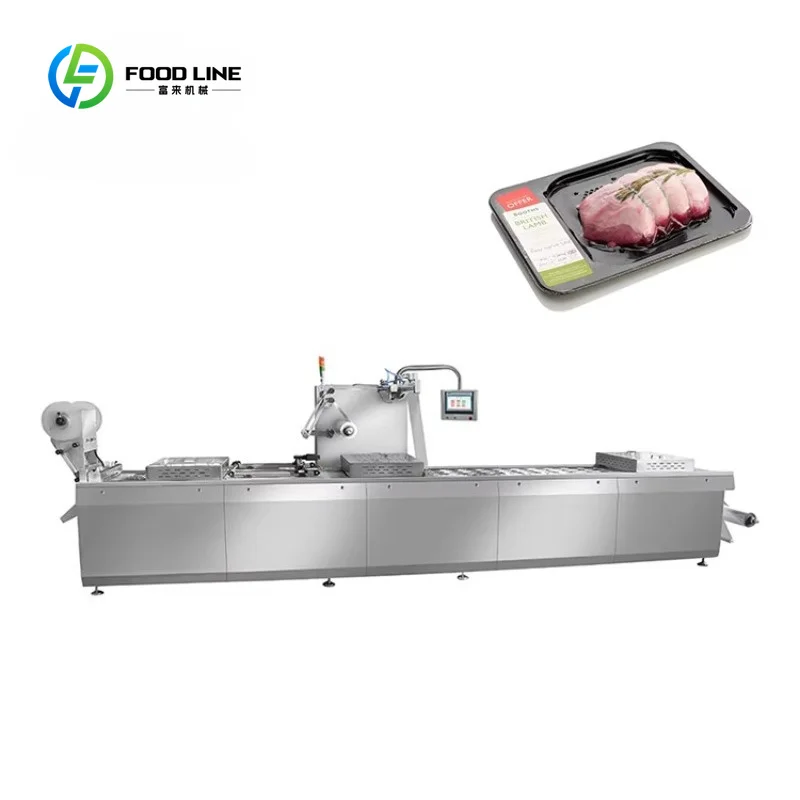 Machine d'emballage sous vide électrique personnalisée haute productivité pour canettes, bouteilles, caisses et sachets avec film étirable et papier