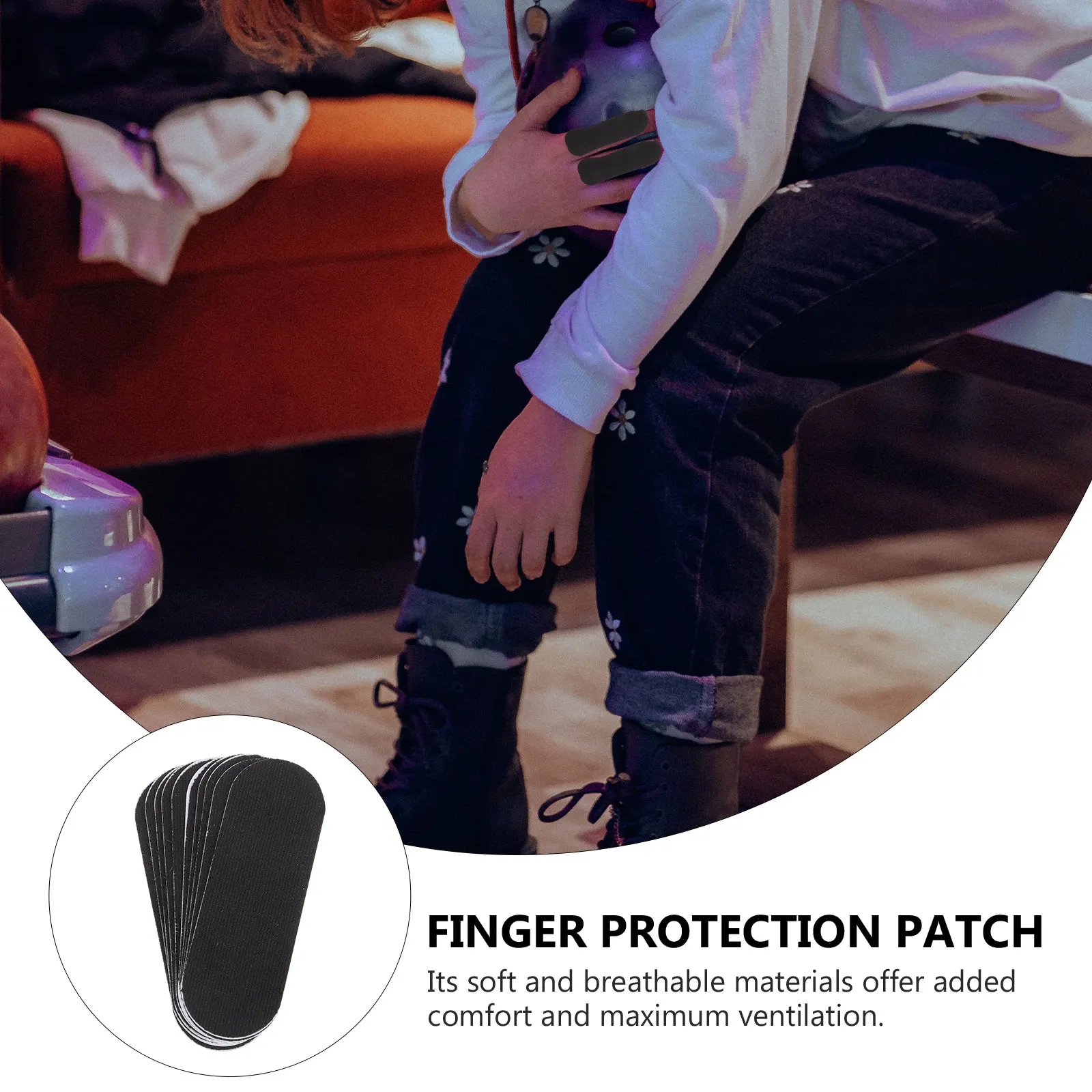 

10 Pcs Elasticity Finger Protection Stickers Sport Tape Cotton Professional Bowling Guard