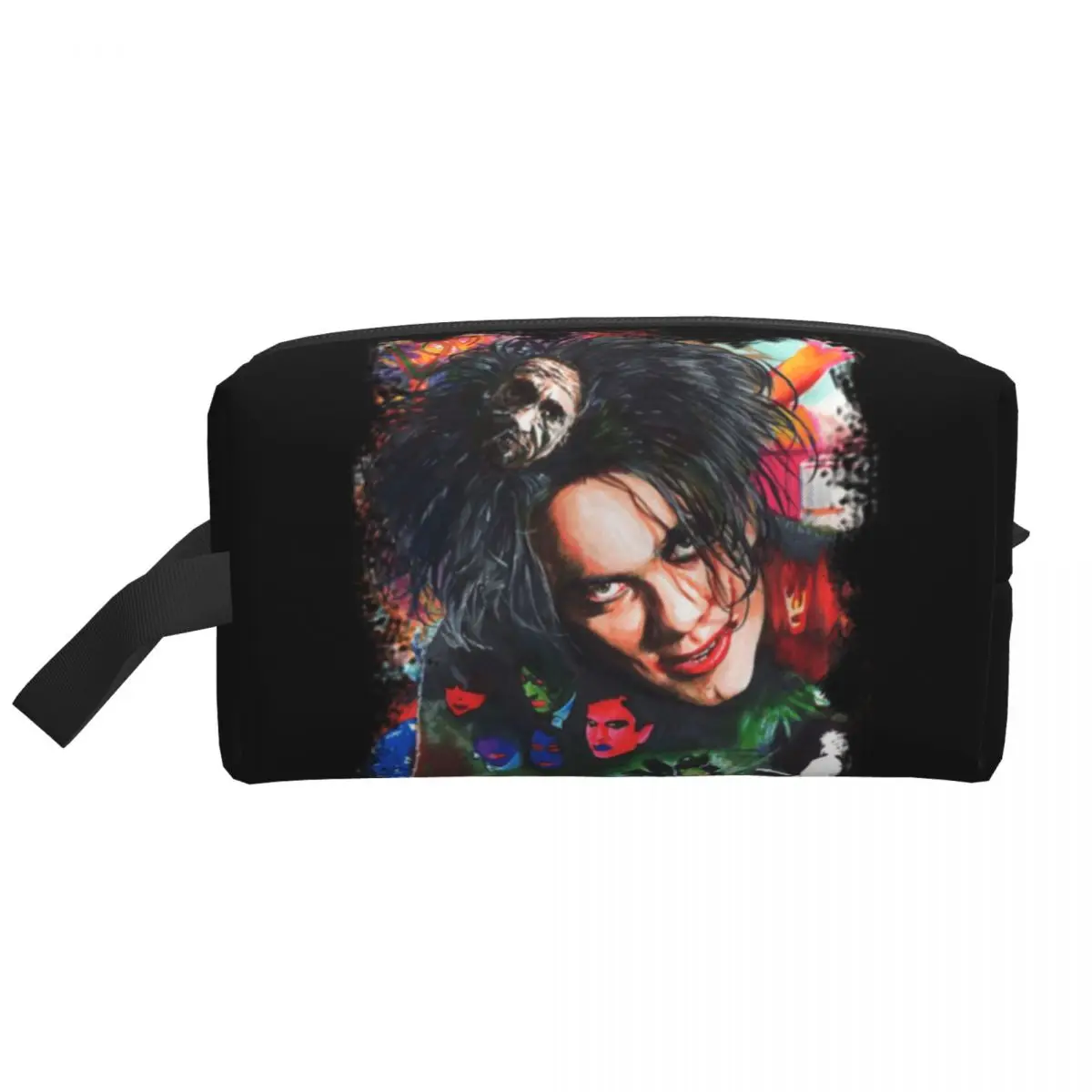 Goth Rock Band The Cure Makeup Bag for Women Travel Cosmetic Organizer Kawaii Storage Toiletry Bags