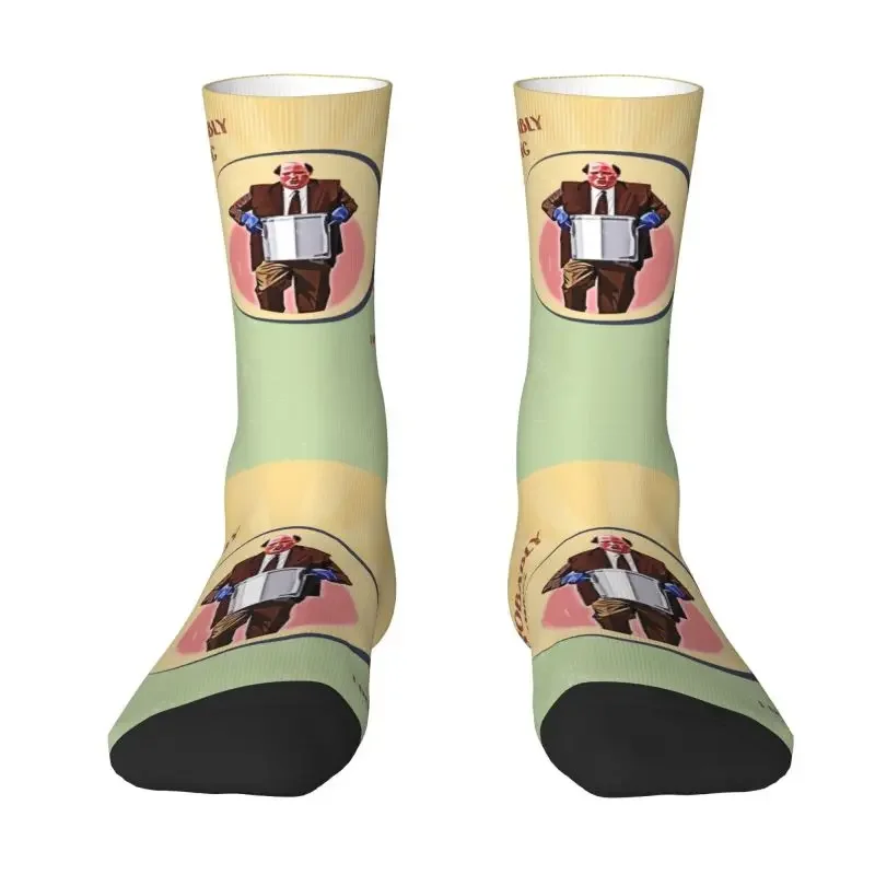 Meias masculinas e femininas, Meias quentes, Famoso Chili Dress Socks, Novidade engraçada, A coisa que eu faço melhores meias de tripulação, Office TV