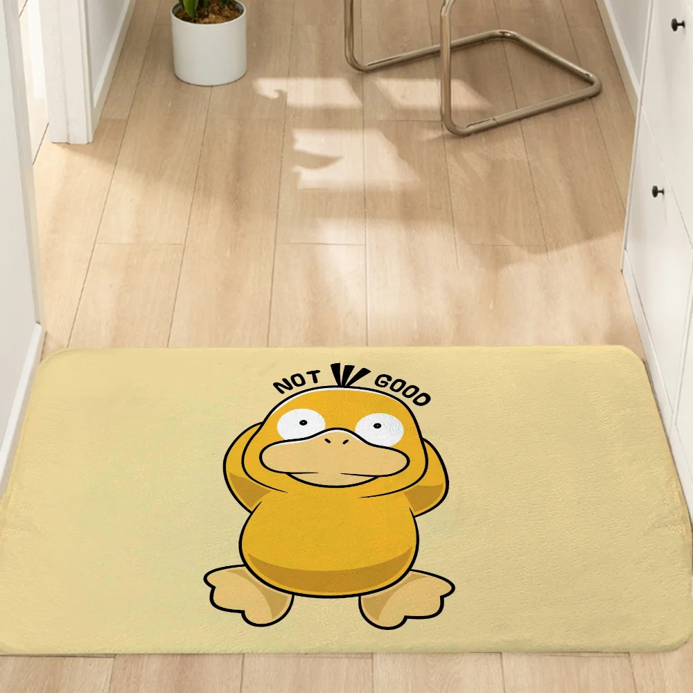 Psyducks Things to the House Entrance Door Doormat Outdoor Room Rugs Luxury Carpet for Bathroom Kitchen Floor Mat Cute Rug Home